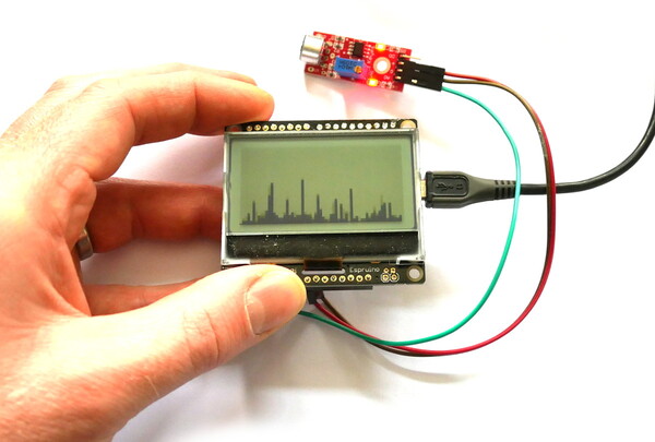 Pixl.js Spectrum Analyser