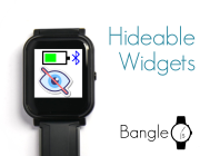 Bangle.js Hideable Widgets