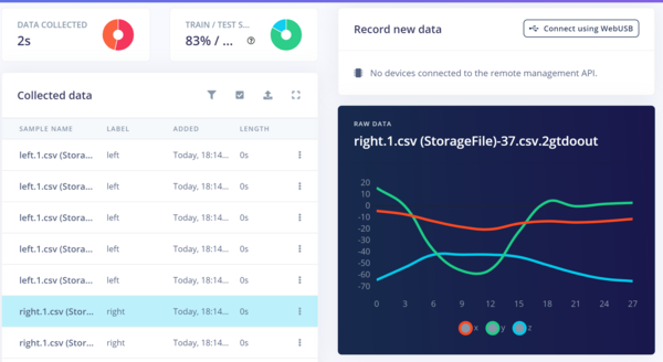 Upload sample data