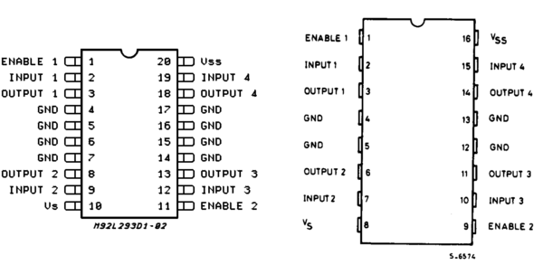 L293D pinout