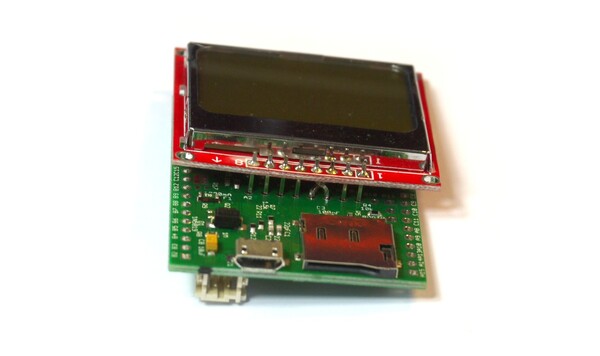 Soldered LCD Display
